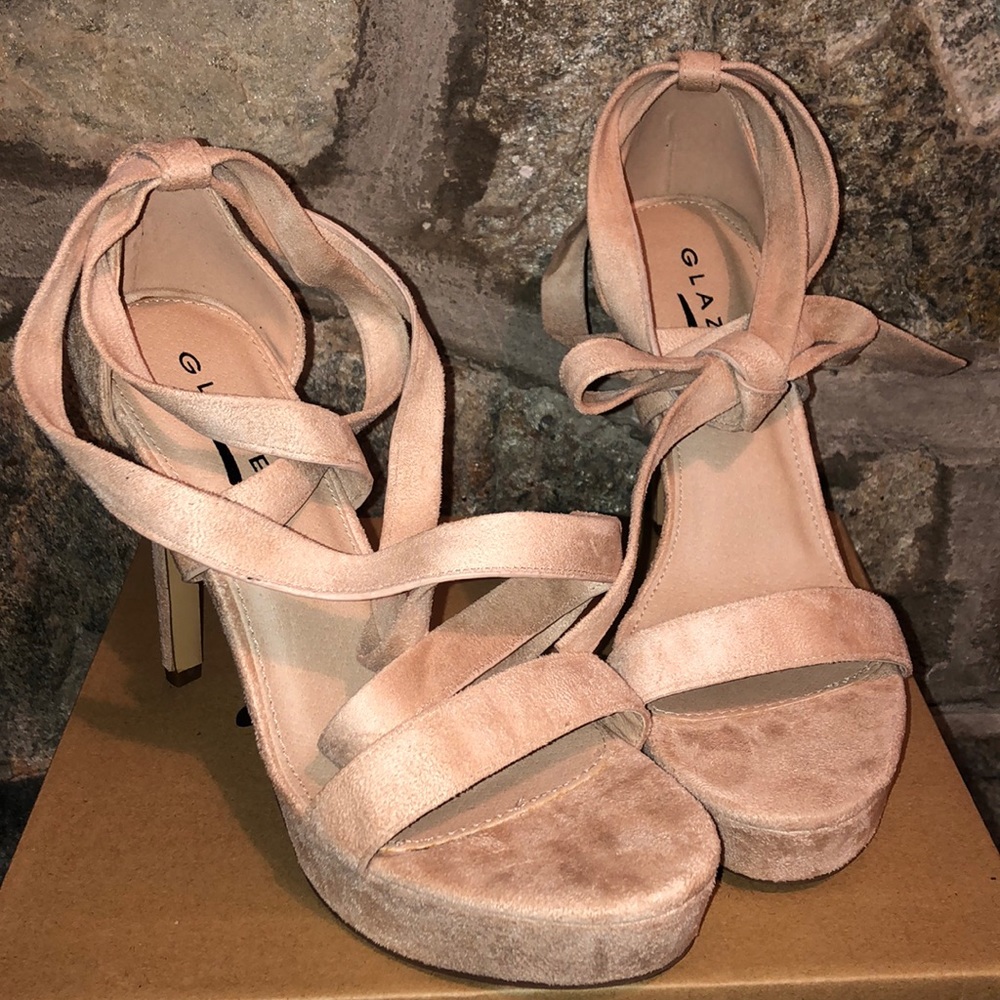 Glaze Suede BRAND NEW Heels